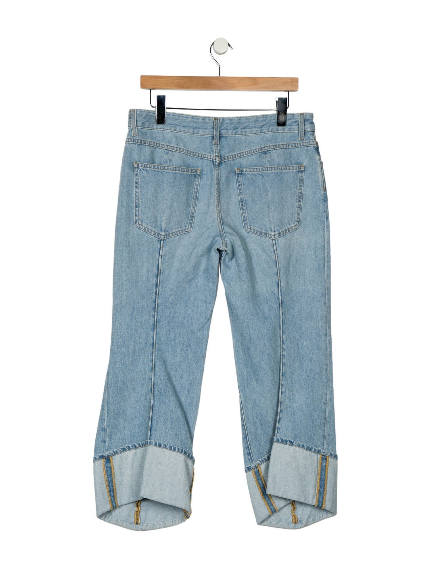Bottega Veneta Mid-Rise Wide Leg Jeans