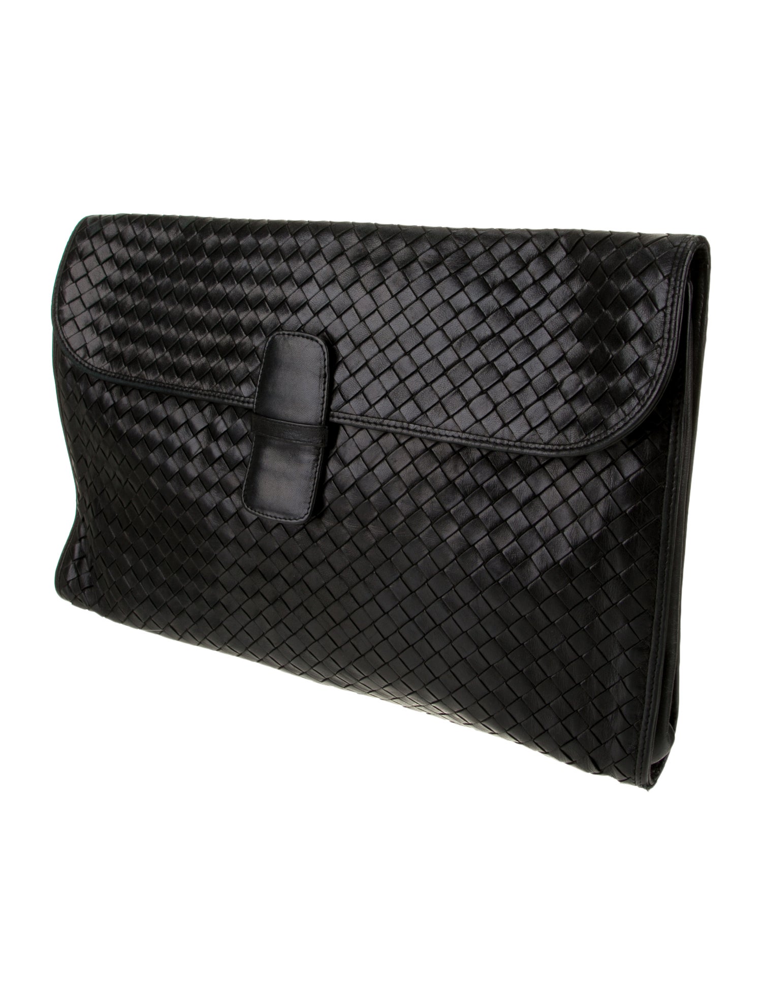 Bottega Veneta leather laptop case