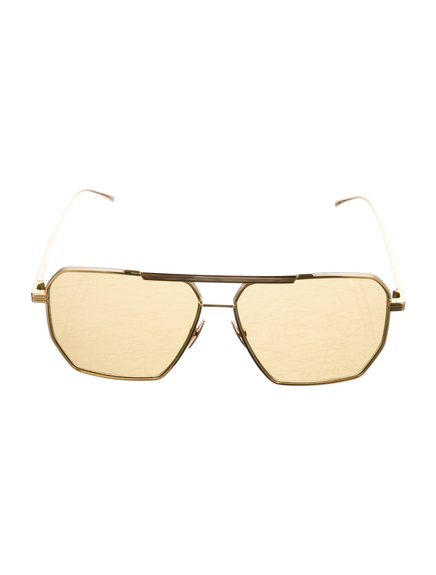 Bottega Veneta Square Tinted Sunglasses