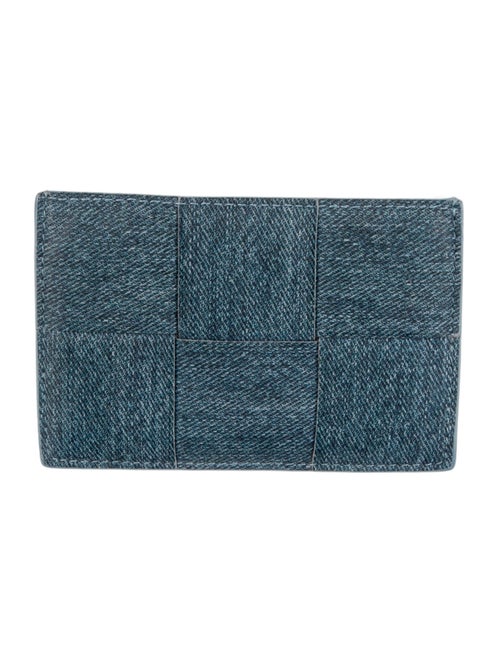 Bottega Veneta Intrecciato Weave Leather Card Holder