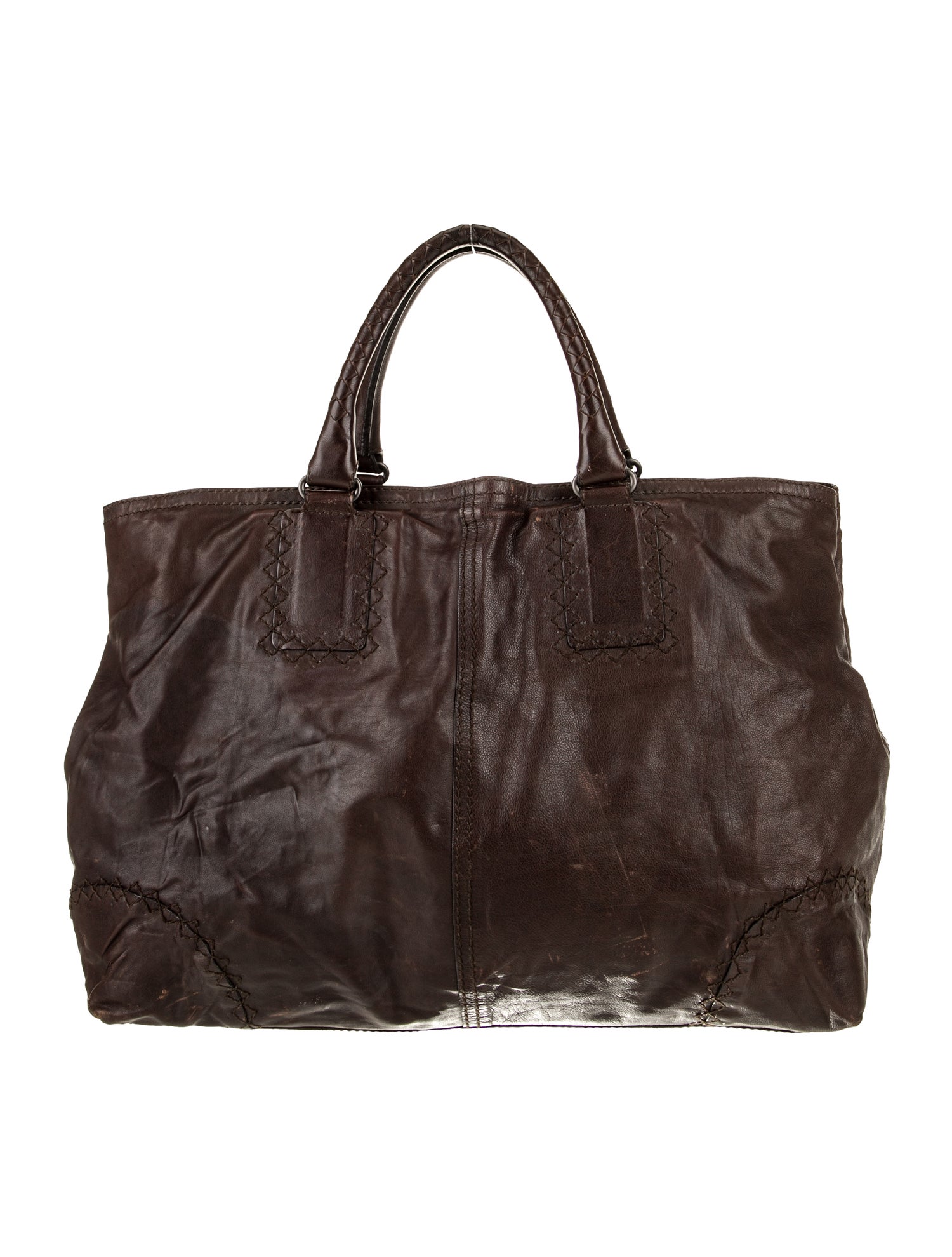 Bottega Veneta Leather Messenger Bag