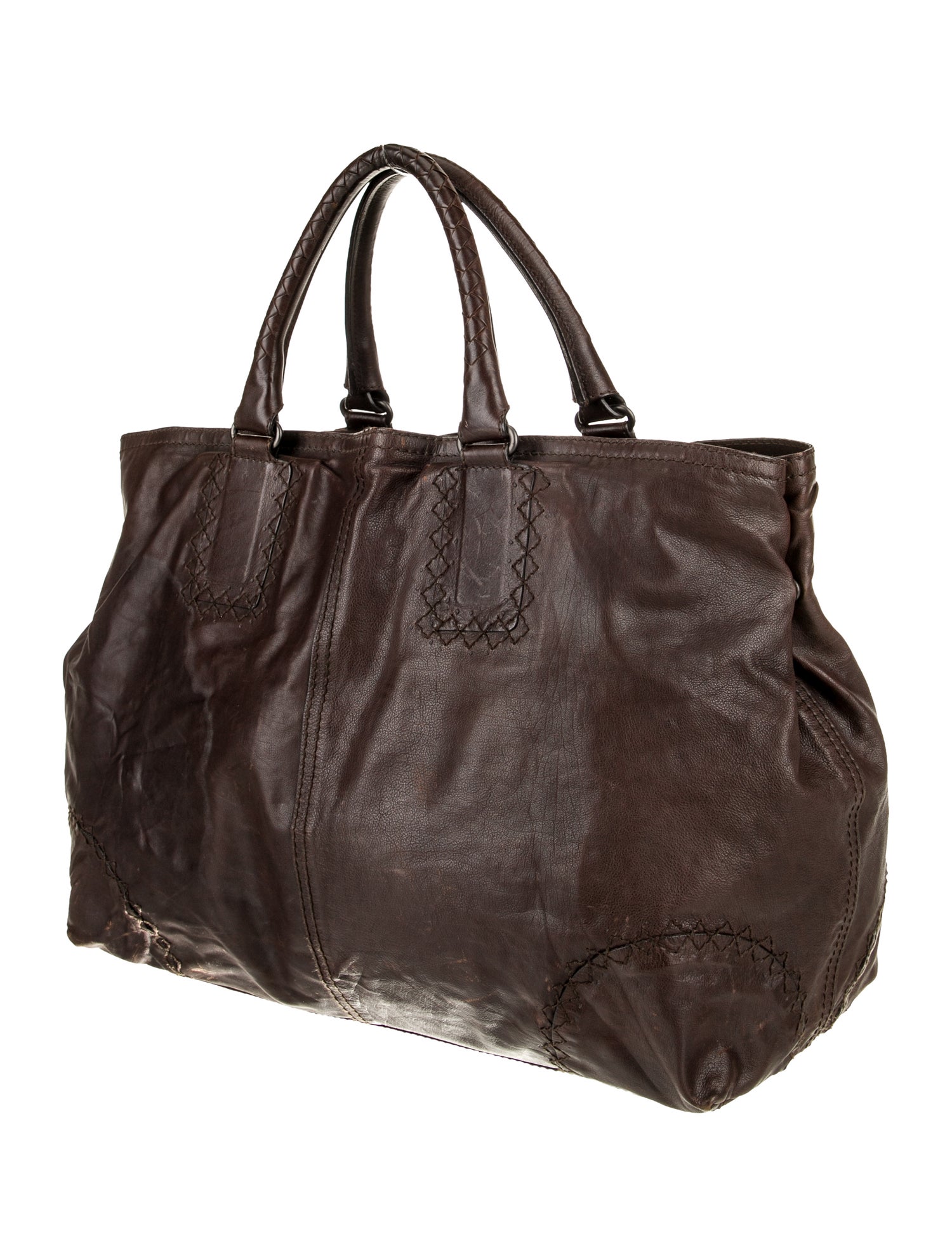 Bottega Veneta Leather Messenger Bag