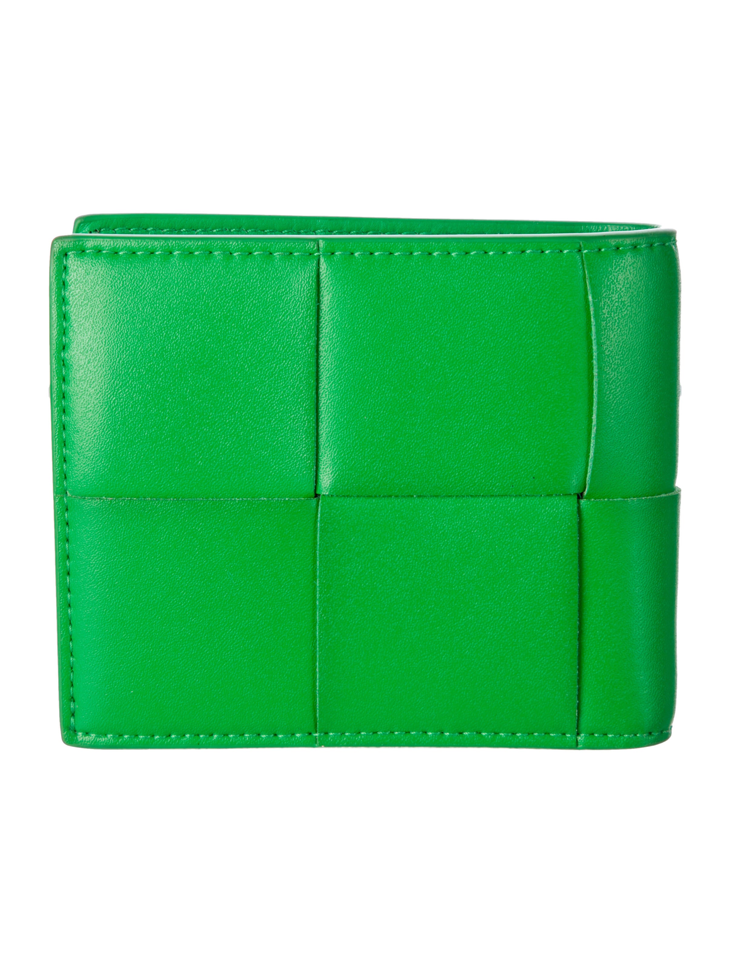 Bottega Veneta Intrecciato Weave Leather Bifold Wallet