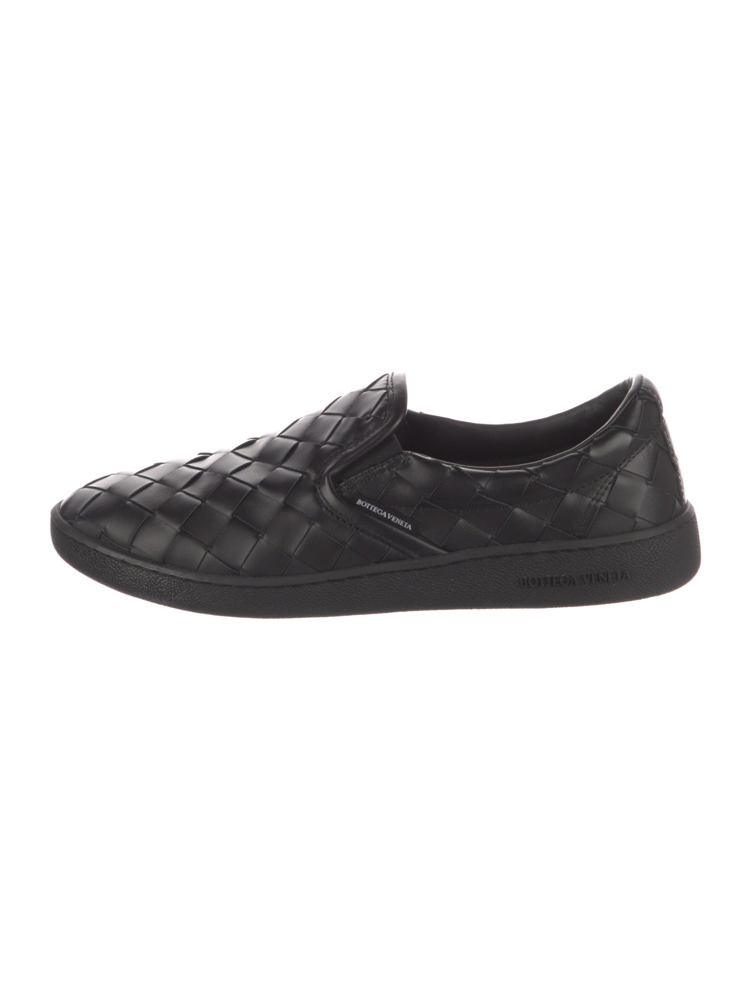Bottega Veneta Intrecciato Weave Leather Sneakers
