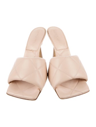 Bottega Veneta Intrecciato Weave Leather Slides