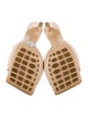 Bottega Veneta Intrecciato Weave Leather Slides