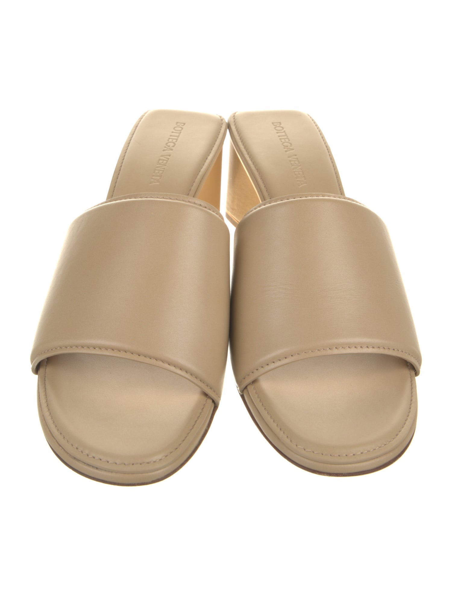 Bottega Veneta Leather Slides