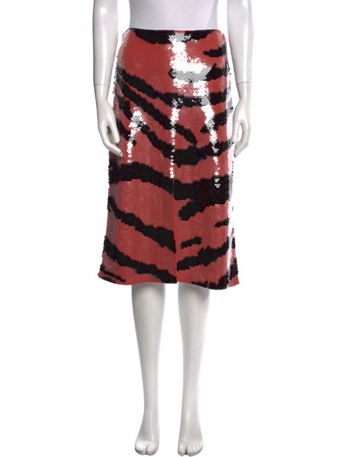 Bottega Veneta Animal Print Knee-Length Skirt
