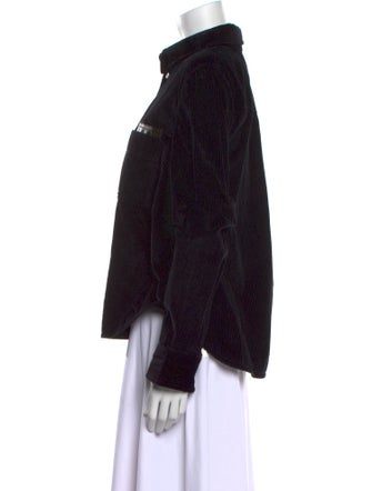 Bottega Veneta Printed Long Sleeve Button-Up Top