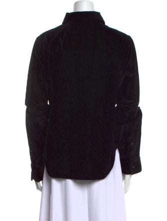 Bottega Veneta Printed Long Sleeve Button-Up Top