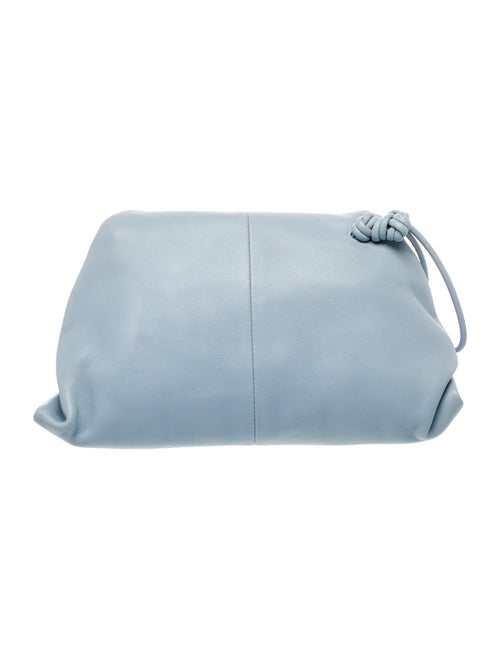 Bottega Veneta Leather Triangle Fold Clutch