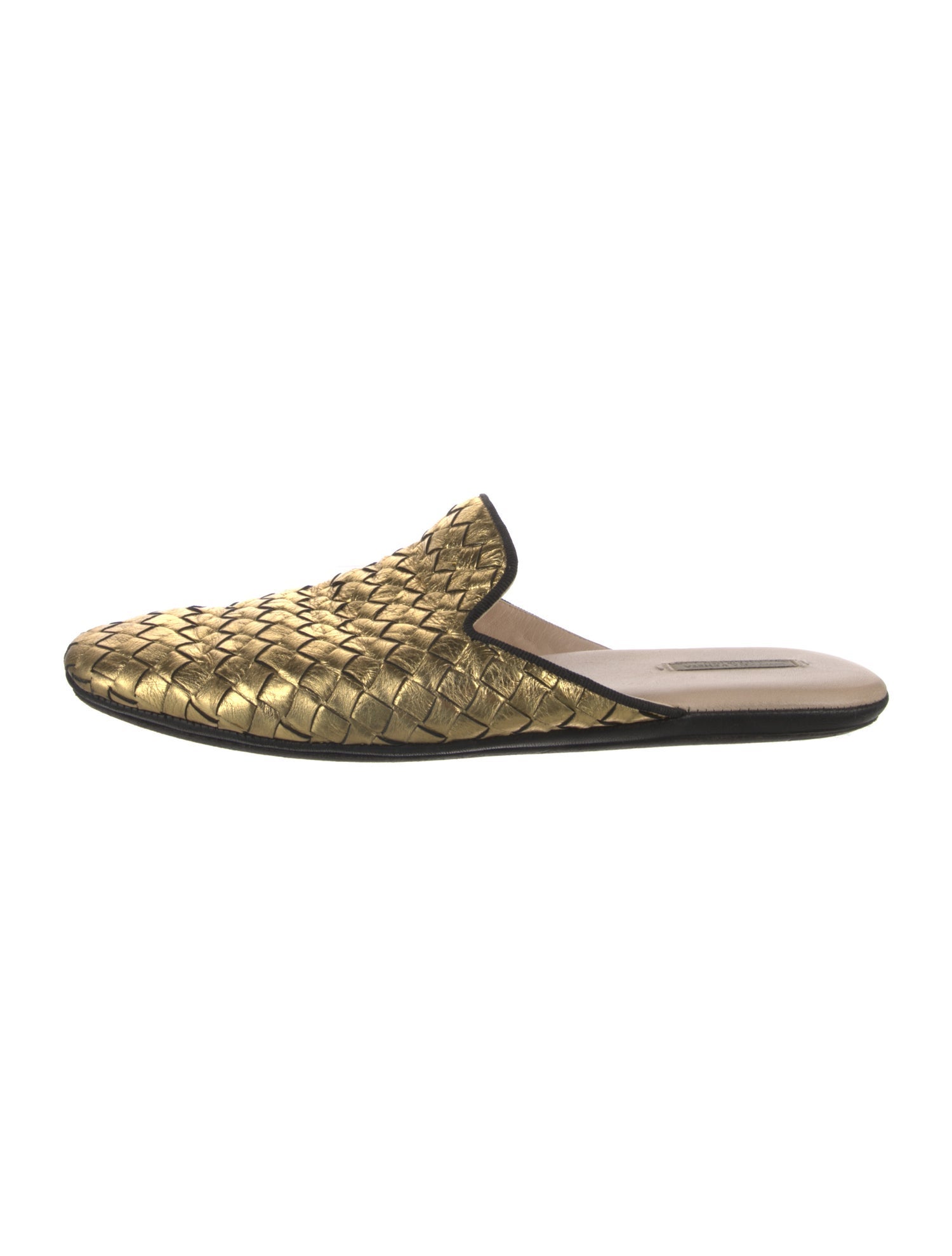 Bottega Veneta Intrecciato Weave Leather Mules