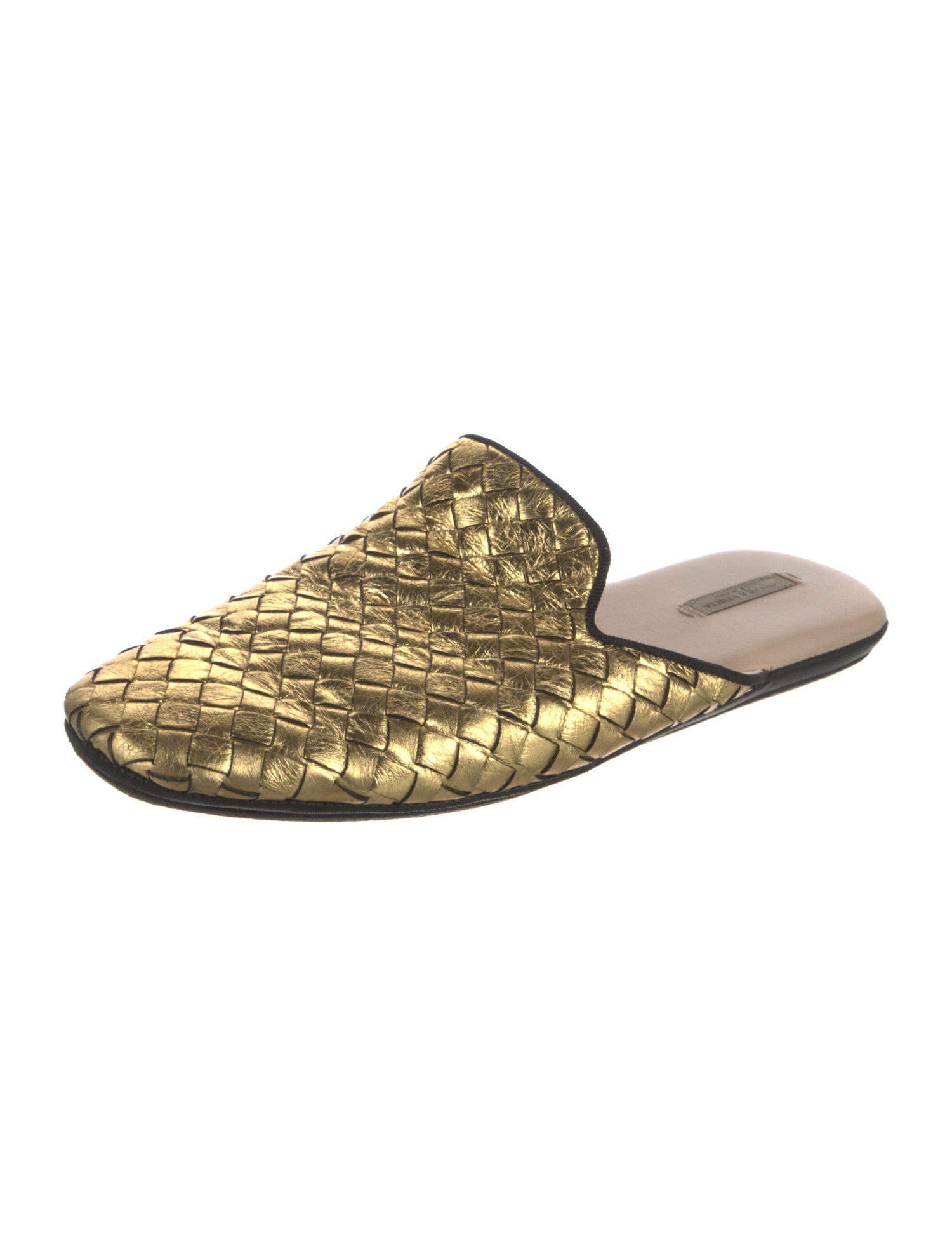 Bottega Veneta Intrecciato Weave Leather Mules