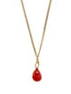 Bottega Veneta Enamel & Crystal Pendant Necklace