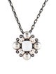 Bottega Veneta Pearl & Quartz Pendant Necklace