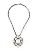 Bottega Veneta Pearl & Quartz Pendant Necklace