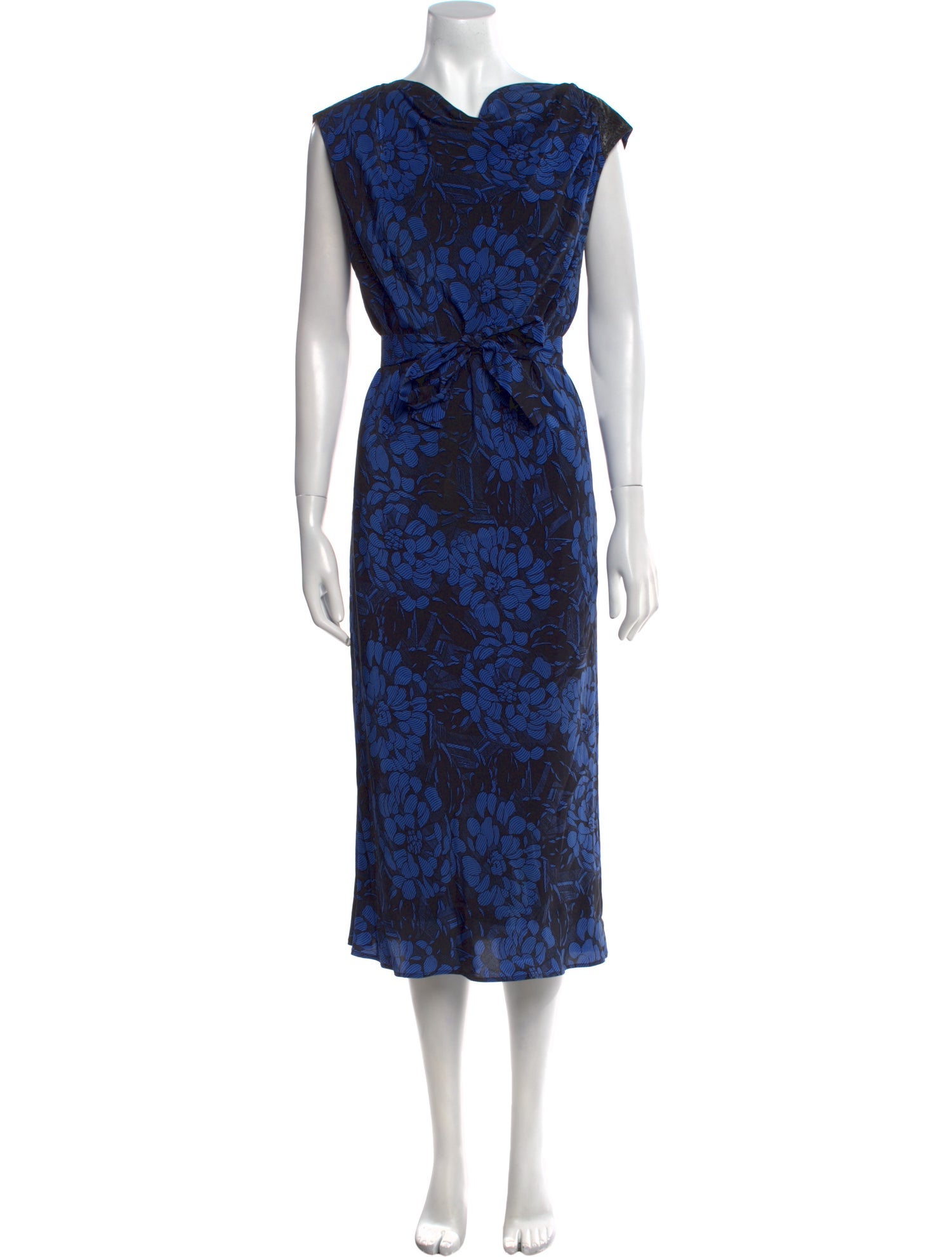 Bottega Veneta Leather Midi Length Dress