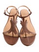 Bottega Veneta Leather T-Strap Sandals