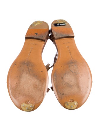 Bottega Veneta Leather T-Strap Sandals