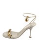Bottega Veneta Leather Chain-Link Accents Sandals