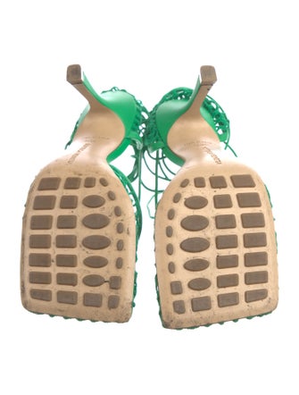 Bottega Veneta Mesh Mesh Accents Slingback Pumps