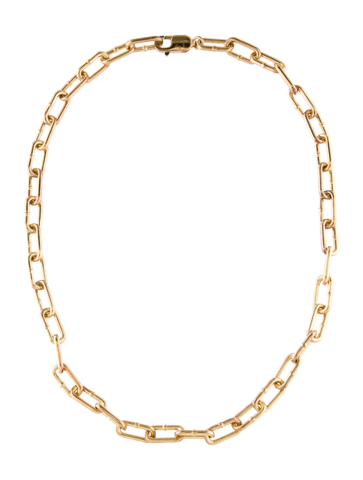 Bottega Veneta Oval Link Chain Necklace