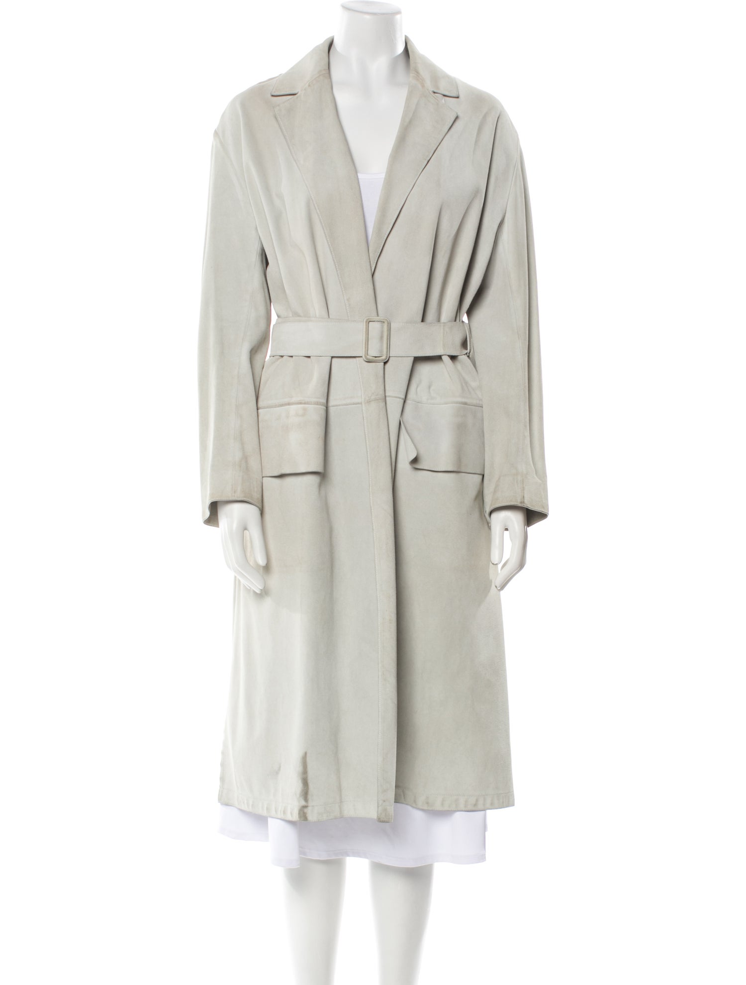 Bottega Veneta Leather Trench Coat