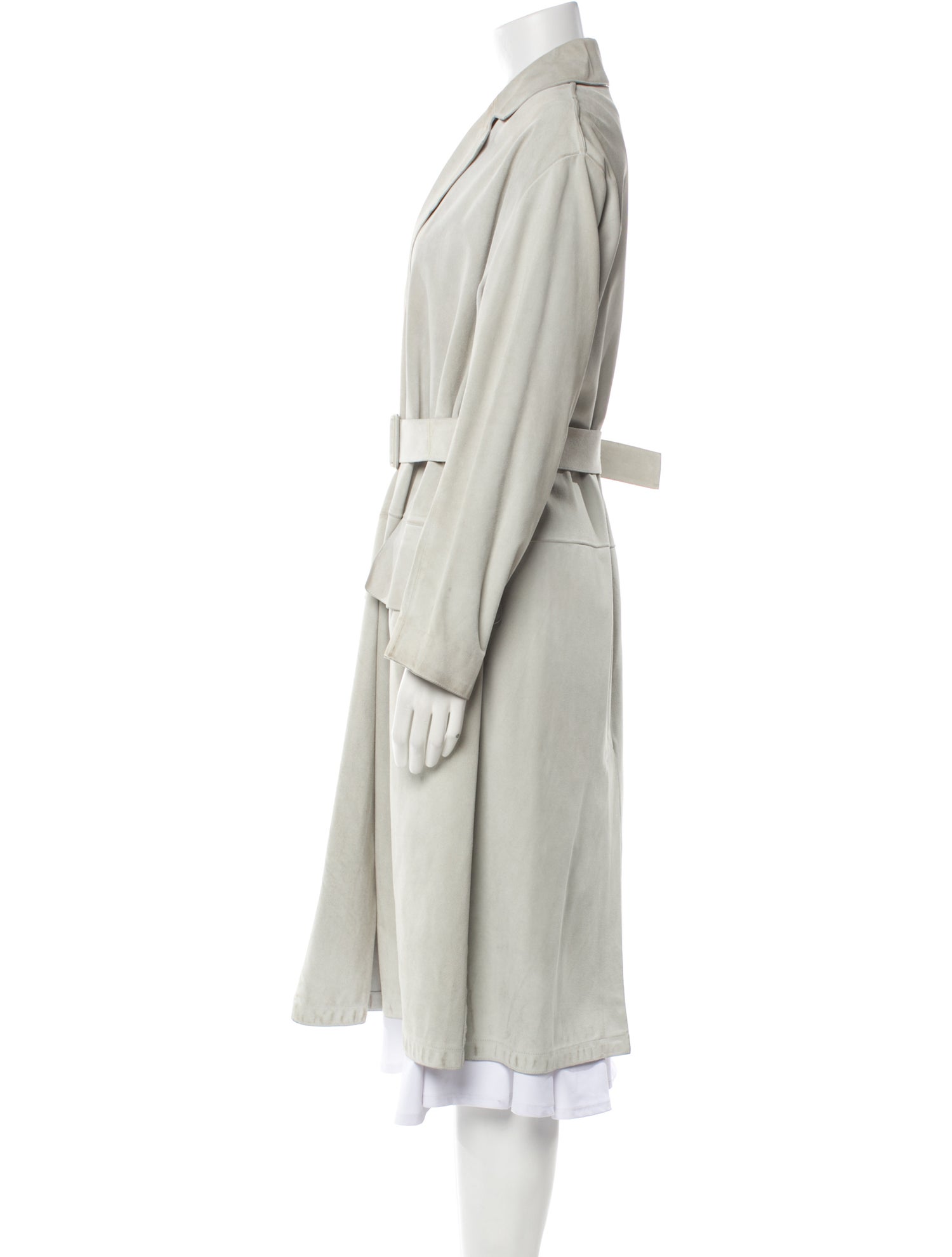 Bottega Veneta Leather Trench Coat
