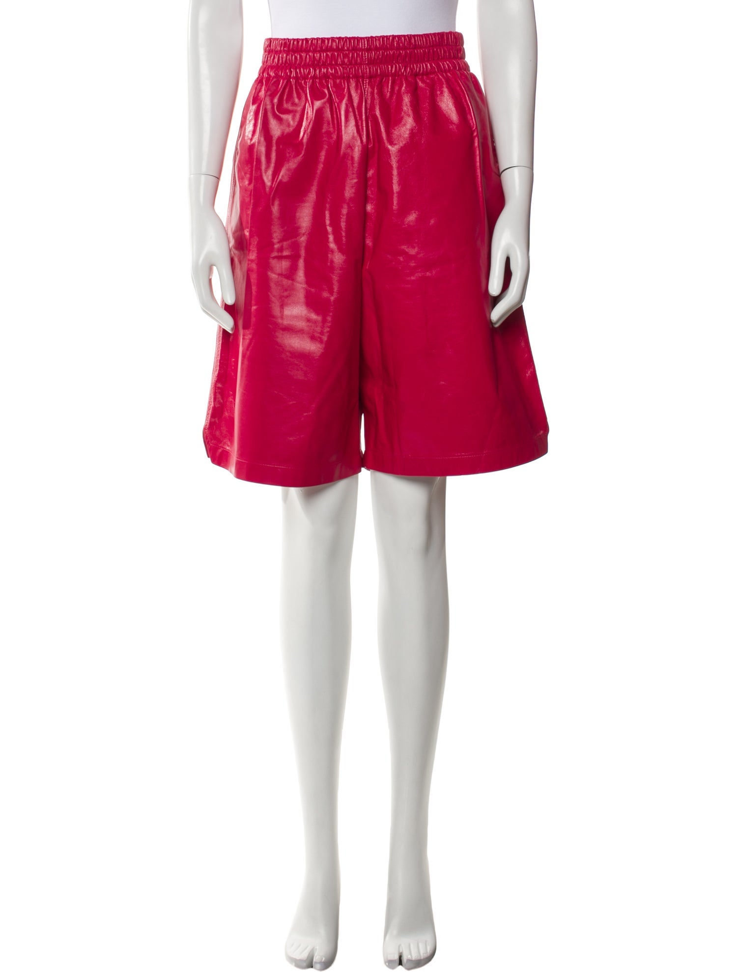 Bottega Veneta Leather Knee-Length Shorts w/ Tags
