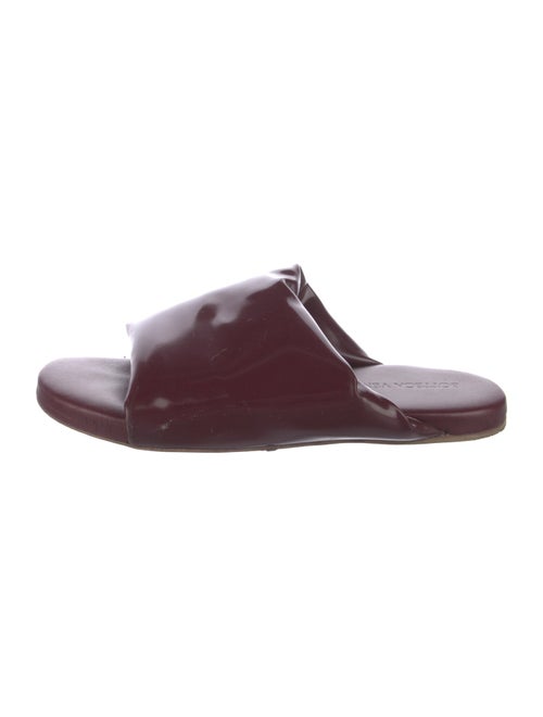 Bottega Veneta Patent Leather Slides