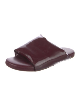 Bottega Veneta Patent Leather Slides