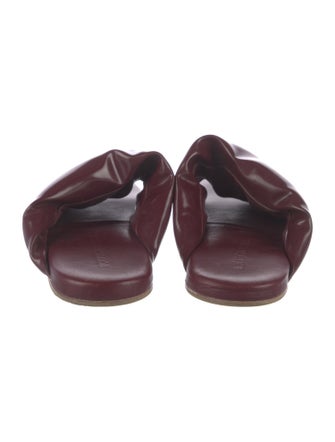 Bottega Veneta Patent Leather Slides