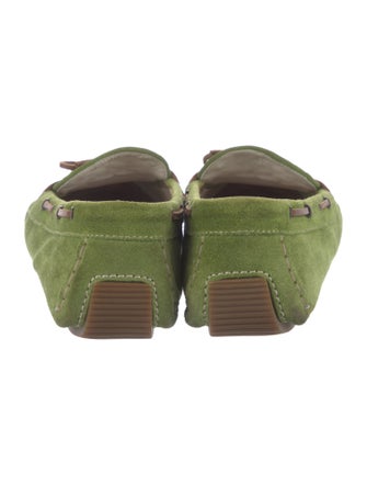 Bottega Veneta Intrecciato Weave Suede Moccasins