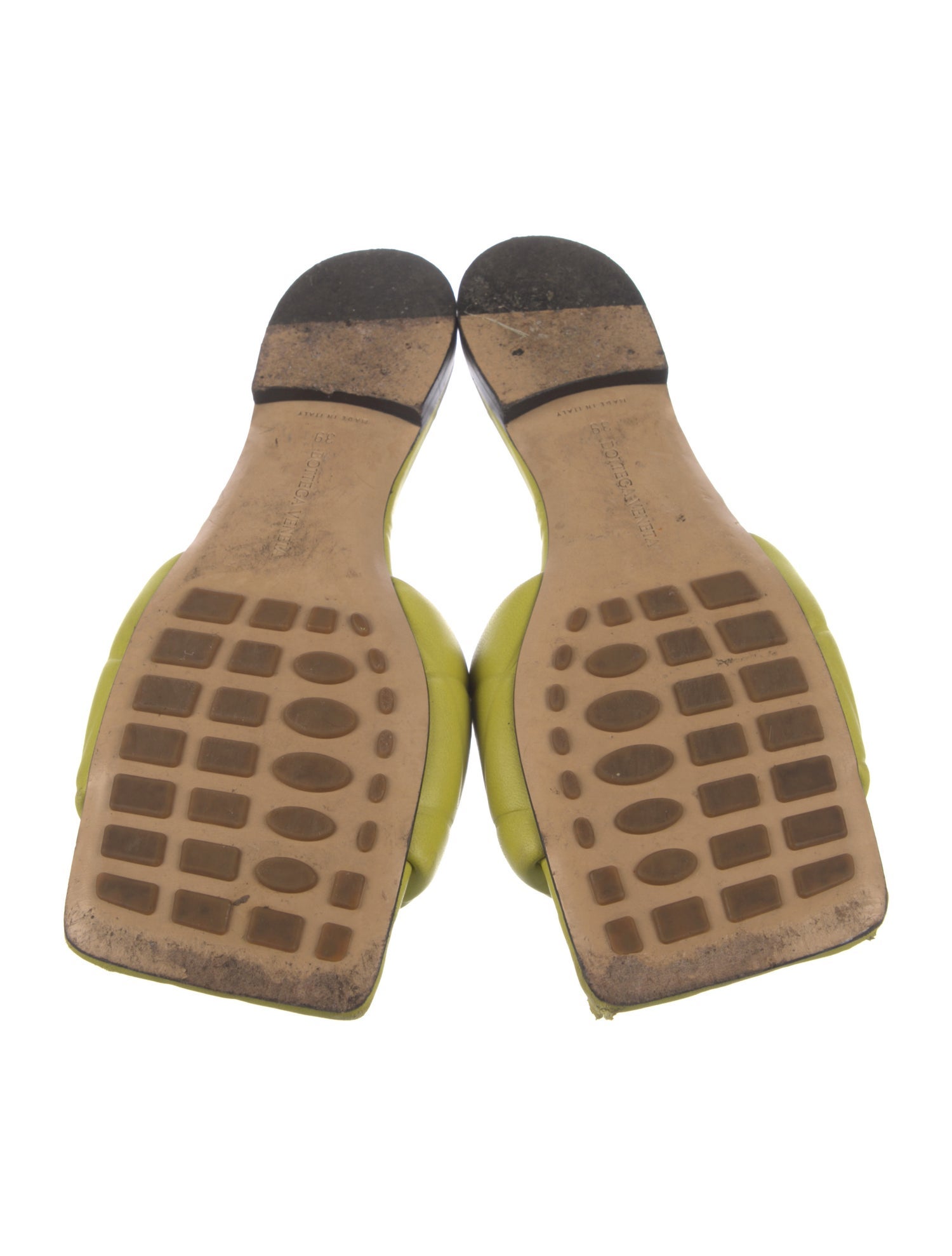 Bottega Veneta Leather Slides