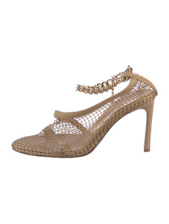 Bottega Veneta Leather Printed Pumps