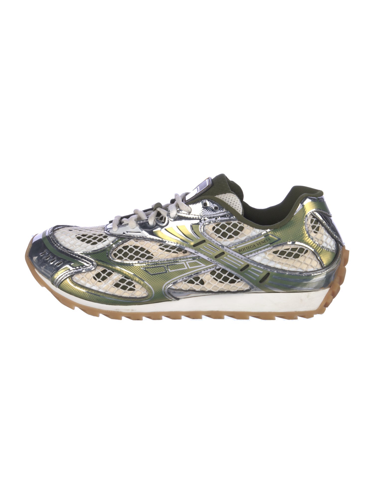 Bottega Veneta Leather Printed Sneakers