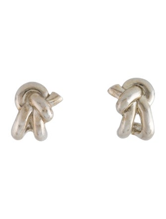 Bottega Veneta Knot Stud Earrings