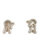 Bottega Veneta Knot Stud Earrings