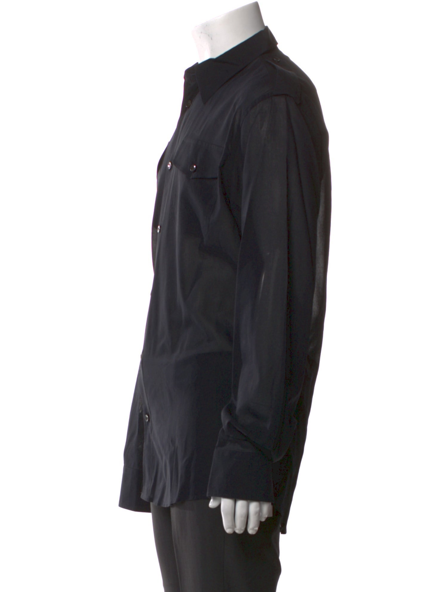 Bottega Veneta Long Sleeve Tuxedo Shirt