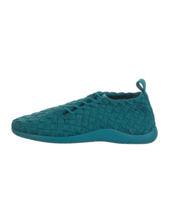 Bottega Veneta Intrecciato Weave Printed Sneakers