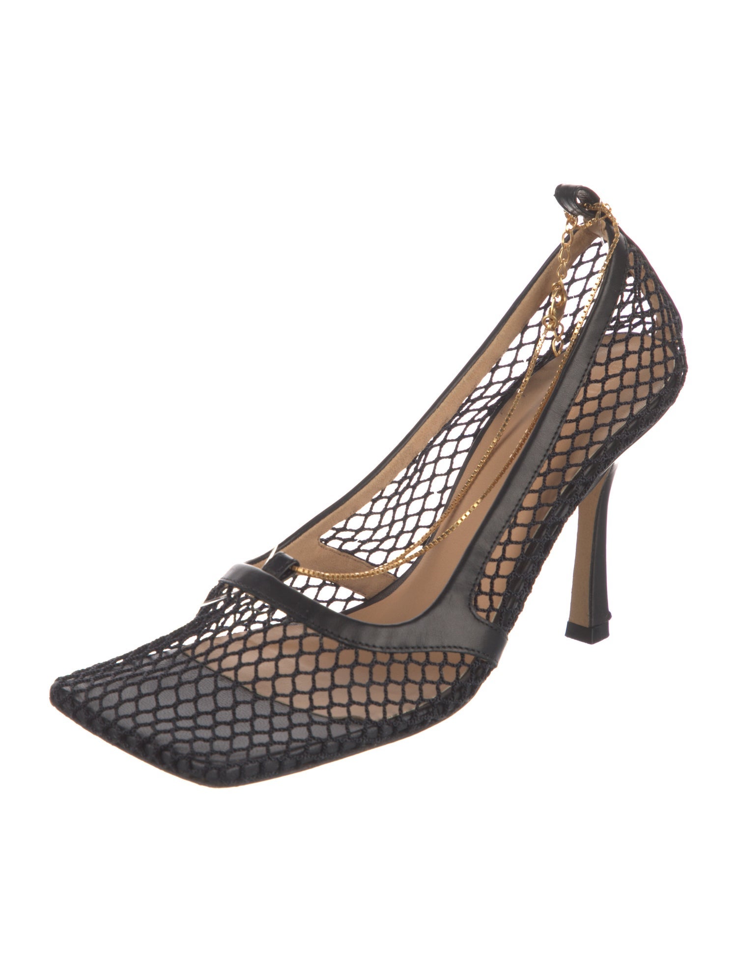 Bottega Veneta Mesh Mesh Accents Pumps
