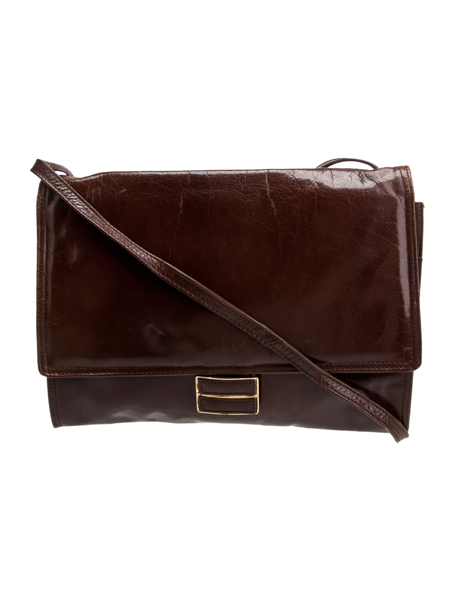 Bottega Veneta Leather Crossbody Bag Vintage