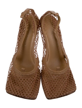 Bottega Veneta Mesh Chain-Link Accents Pumps