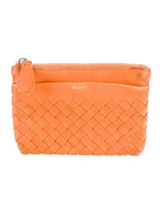 Bottega Veneta Intrecciato Leather Key Pouch