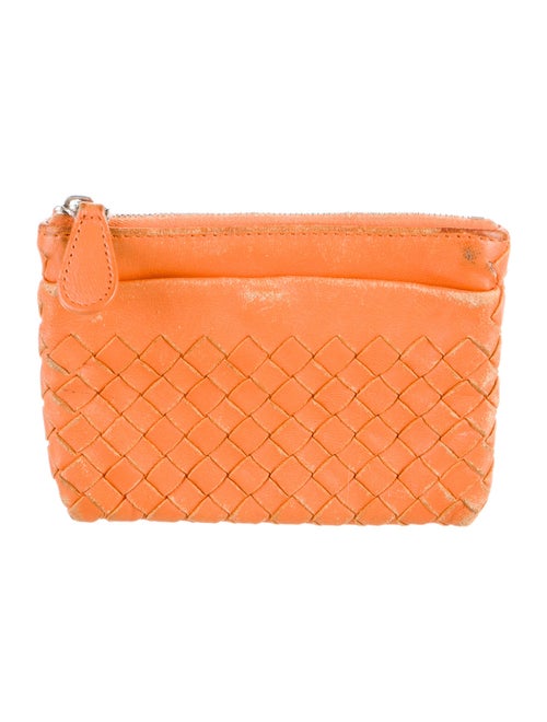 Bottega Veneta Intrecciato Leather Key Pouch
