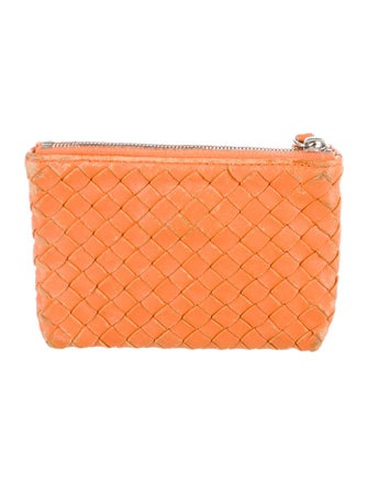 Bottega Veneta Intrecciato Leather Key Pouch