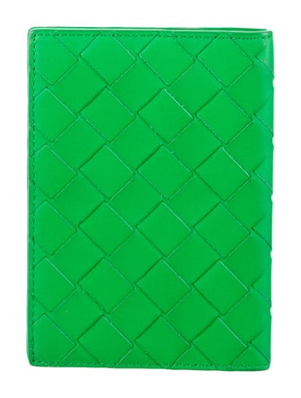 Bottega Veneta Intrecciato Weave Leather Compact Wallet