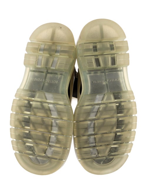 Bottega Veneta Leather Colorblock Pattern Chelsea Boots