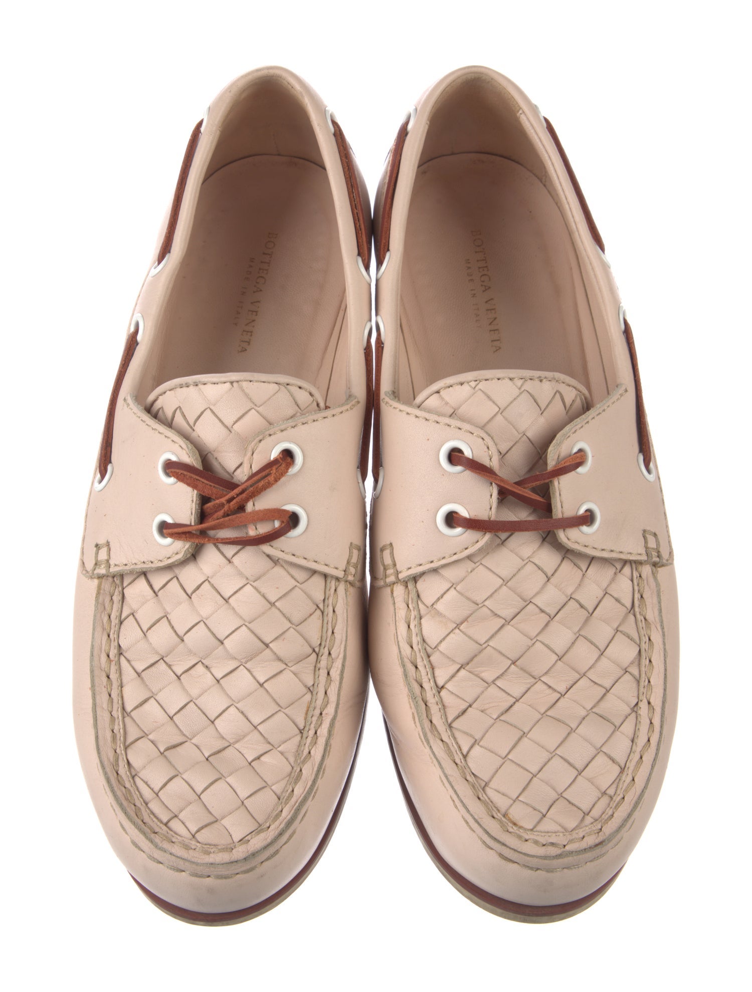 Bottega Veneta Intrecciato Weave Leather Sneakers