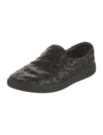 Bottega Veneta Intrecciato Weave Leather Loafer Sneakers